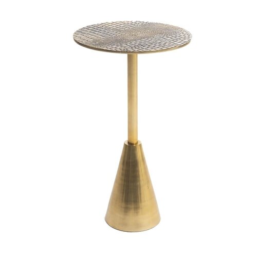 Bazar Bizar The Croco Side Table - Brass