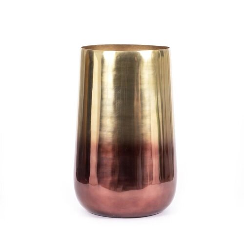 Bazar Bizar The Two Tone Brass Planter - Brass - XL