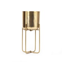 The Brass Planter on Base - Brass - M