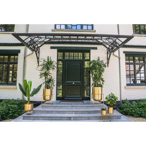 Bazar Bizar De Messing Plantenbak op Voet - Messing - M Bazar Bizar De Messing Plantenbak op Voet - Messing - M