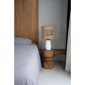 Bazar Bizar The Kiska Table Lamp - White Natural