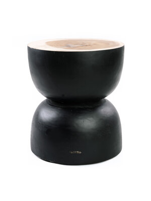 Bazar Bizar The Karbun Stool - Black Natural Bazar Bizar The Karbun Stool - Black Natural