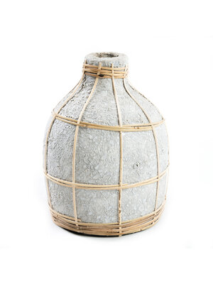 Bazar Bizar The Whoopy Vase - Concrete Grey Natural - S Bazar Bizar The Whoopy Vase - Concrete Grey Natural - S