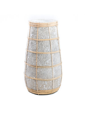 Bazar Bizar De Cutie Vaas - Betongrijs Naturel - L Bazar Bizar De Cutie Vaas - Betongrijs Naturel - L