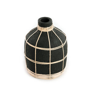 Bazar Bizar The Whoopy Vase - Black Natural - S