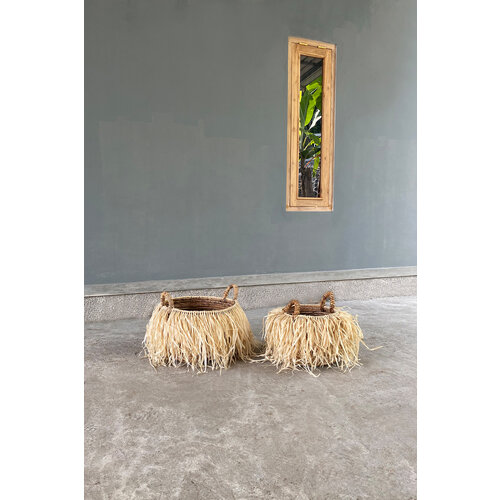 Bazar Bizar The Raffia Basket - L