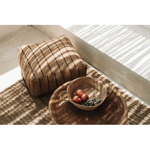 Bazar Bizar De Raffia Mand - Naturel - L