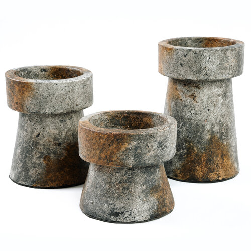 Bazar Bizar The Gypsy Candle Holder - Antique Grey - L