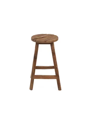 Bazar Bizar The  Shibori Bar Stool - Natural