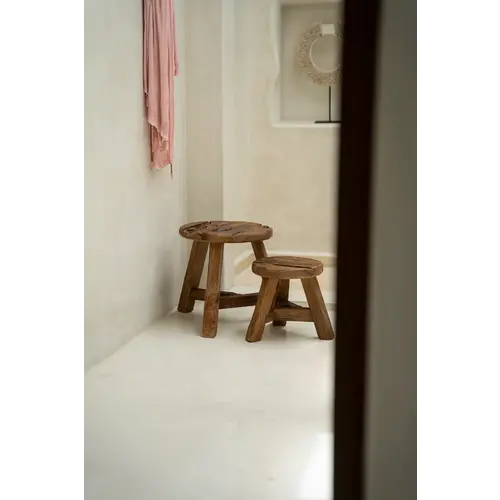 Bazar Bizar The Yatai Stool - Natural - M