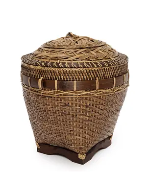 Bazar Bizar De Colonial Storage Mand - Naturel Bruin - L Bazar Bizar De Colonial Storage Mand - Naturel Bruin - L
