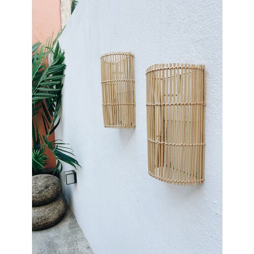 Uma Cantik Mehara Rattan Wall Lampshade