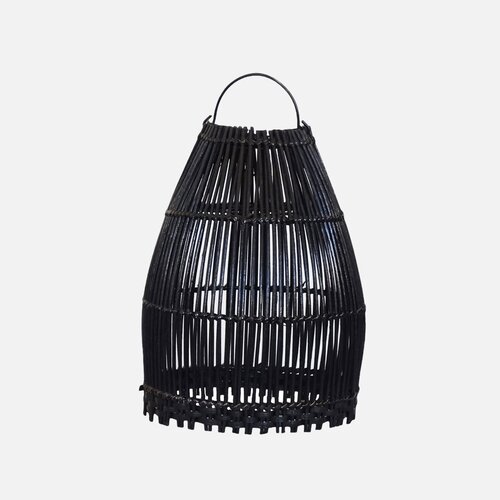 Uma Cantik Ayana Rattan Lampshade Black - S