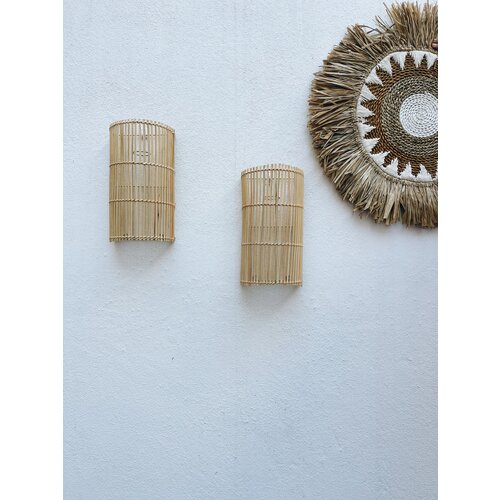 Uma Cantik Mehara Rattan Wall Lampshade