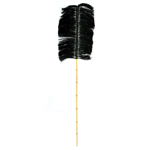 Bazar Bizar The Raffia Palmeira - Black - Set of 6