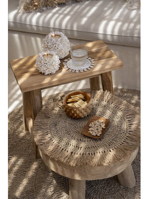 Bazar Bizar De Gehaakte Raffia Placemat - Naturel