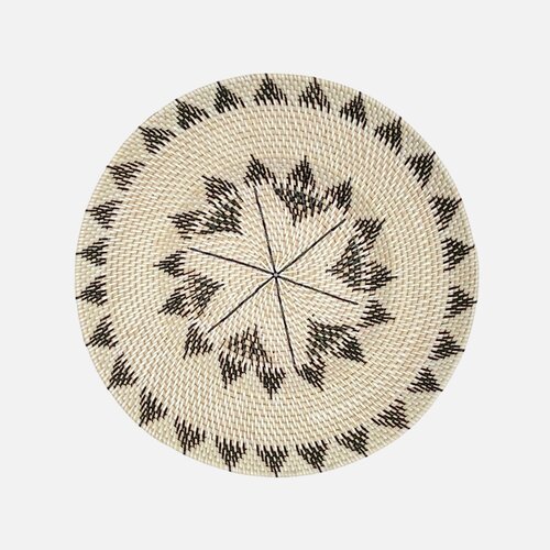 Uma Cantik Lombok Rattan Wall Decor White - L