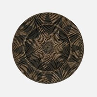 Lombok Rattan Wall Decor Black - L