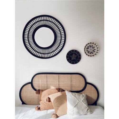 Uma Cantik Lombok Rattan Wall Decor White - S