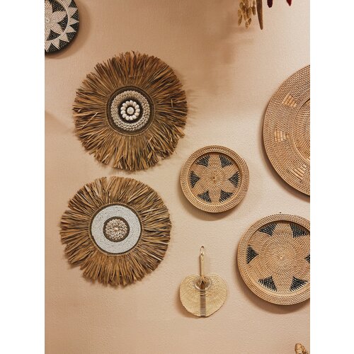 Uma Cantik Lombok Wall Decor Natural & Black - L