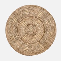 Lombok Rotan Wanddecoratie Naturel - 50cm