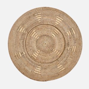 Uma Cantik Lombok Rattan Wall Decor Natural - 50cm