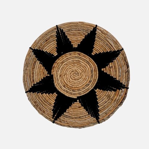 Uma Cantik Pandawa Wall Plate Black Sun - S Uma Cantik Pandawa Wall Plate Black Sun - S