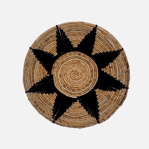 Uma Cantik Pandawa Wall Plate Black Sun - S