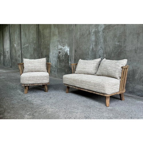 Bazar Bizar The Malawi Two-Seater - Natural Beige