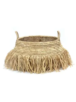 Bazar Bizar De Raffia Deluxe Mand - Naturel - L Bazar Bizar De Raffia Deluxe Mand - Naturel - L