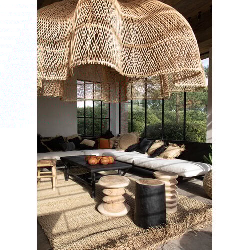 Bazar Bizar De Tribe Kruk - Naturel Zwart