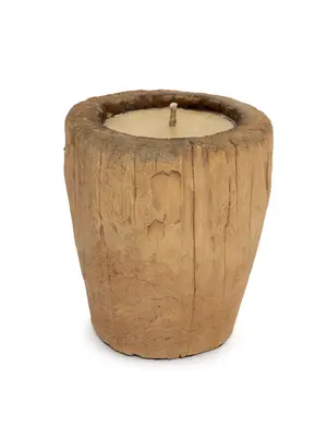 Bazar Bizar De Kaarsen Boomstam - Naturel