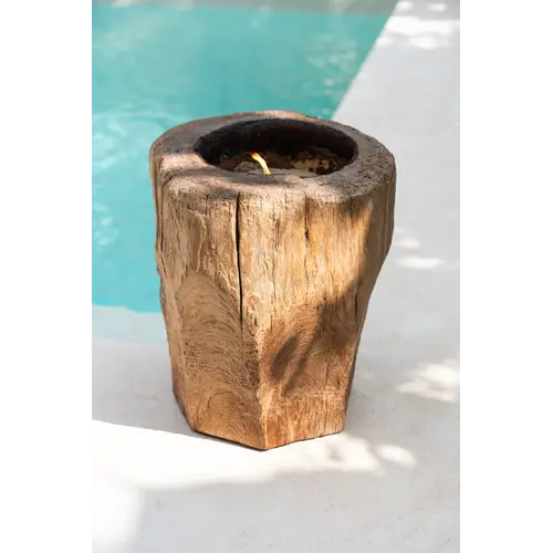 Bazar Bizar De Kaarsen Boomstam - Naturel