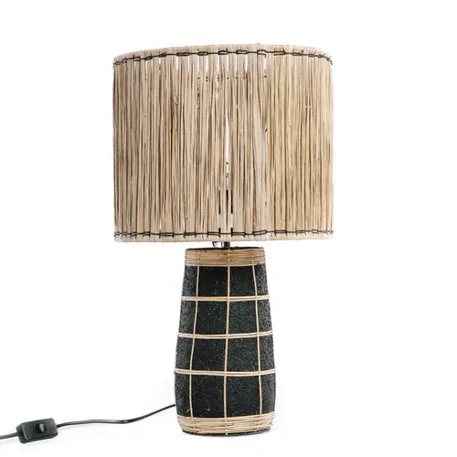 Bazar Bizar The Skiathos Table Lamp - Natural Black