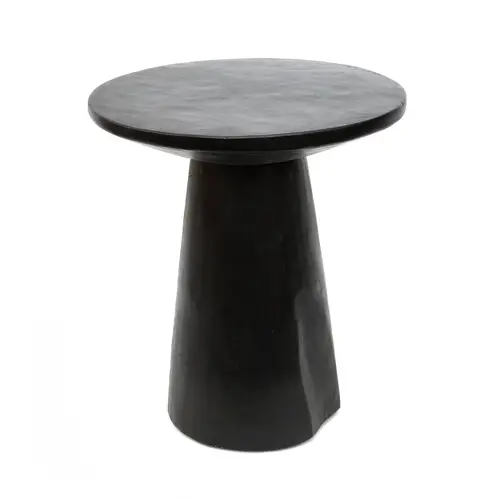 Bazar Bizar The Timber Conic Side Table - Black - 50