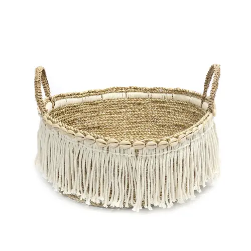 Bazar Bizar The Boho Fringe Mand - Natural Wit