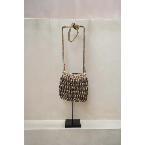 Bazar Bizar The Shell Purse on Stand