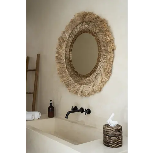 Bazar Bizar De Capri Spiegel - Naturel - L Bazar Bizar De Capri Spiegel - Naturel - L