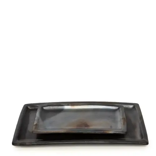 Bazar Bizar The Burned Sushi Plate - Black - L