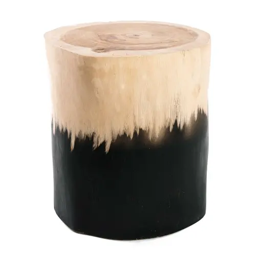 Bazar Bizar The Morocho Stool - Black Natural