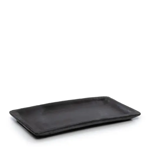 Bazar Bizar The Burned Sushi Plate - Black - M