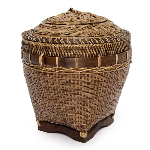 Bazar Bizar De Colonial Storage Mand - Naturel Bruin - L