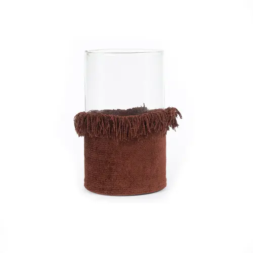 Bazar Bizar The Oh My Gee Candle Holder - Burgundy Velvet - XXL