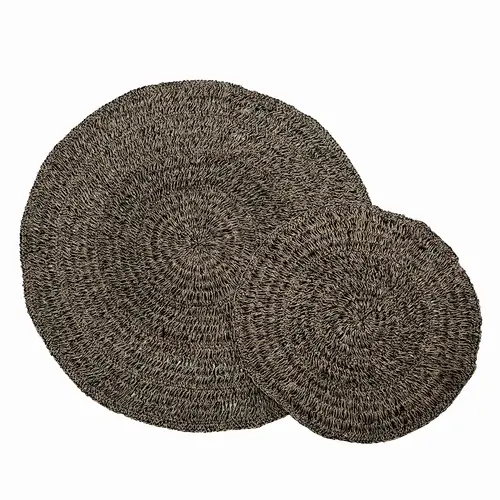 Bazar Bizar The Seagrass Carpet - Natural Black - 200