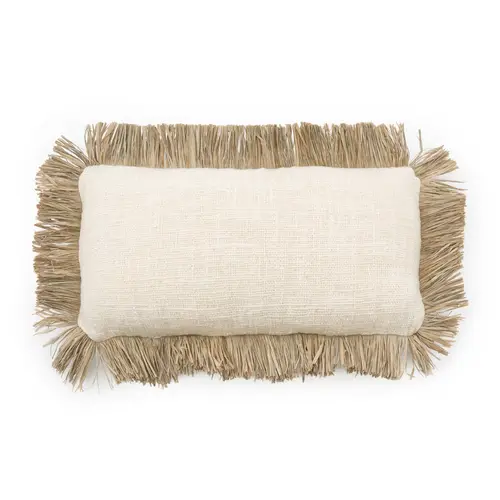 Bazar Bizar The Saint Tropez Cushion Cover - Natural White - 30x50