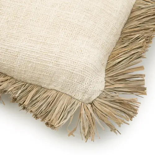 Bazar Bizar The Saint Tropez Cushion Cover - Natural White - 30x50