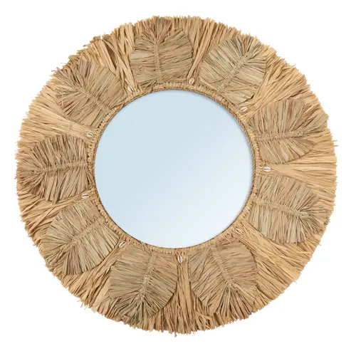 Bazar Bizar The Palm Tree Mirror - Natural - M