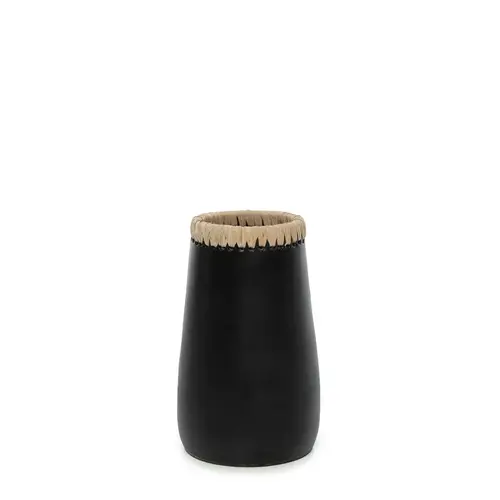 Bazar Bizar The Sneaky Vase - Black Natural - S