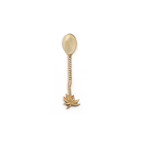 Bazar Bizar The Palm Tree Tea Spoon - Gold