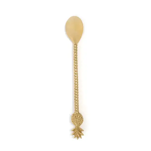 Bazar Bizar The Pineapple Long Spoon - Gold